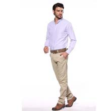 秋装免烫牛津纺商务休闲纯色纯棉衬衣