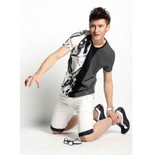 D&W男装夏季短袖品牌时尚男装