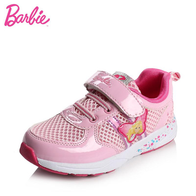 BARBIE/芭比童鞋A29369春秋季女小童网面透气跑步鞋