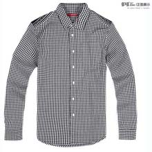 gxg.jeans 男装2014新款秋装潮男时尚修身休闲长袖衬衫