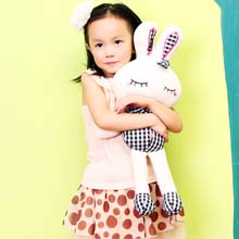 幕.橙香女童夏季产品图