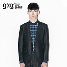 gxg.jeans 男装2014新款春装潮流修身休闲商务西服外套