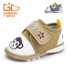 广迪男女儿童学步鞋 叫叫布鞋