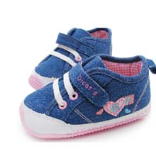 迪猫之梦春款心形休闲鞋防滑学步鞋