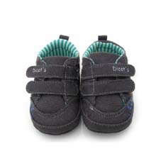 迪猫之梦涂鸦休闲鞋防滑学步鞋 灰色宝宝鞋