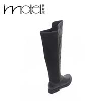 Innotel/伊耐尔2014年冬季新款弹力布拼接高筒靴
