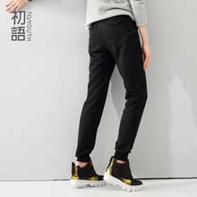 初语2014秋装运动裤 小脚卫衣裤大码显瘦哈伦裤