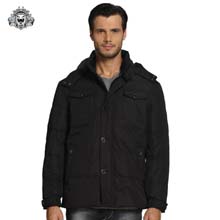 日驰尼2014冬装新款加厚中长款男士羽绒服