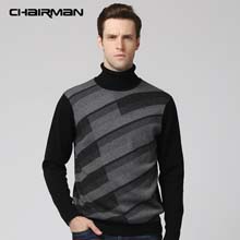 侨蒙秋季新款正品羊毛衫可翻高领羊毛衫