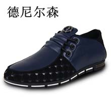 德尼尔森男鞋新款潮流时尚休闲皮鞋