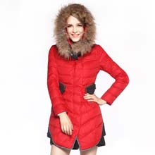 埃文2014新款毛领羽绒服