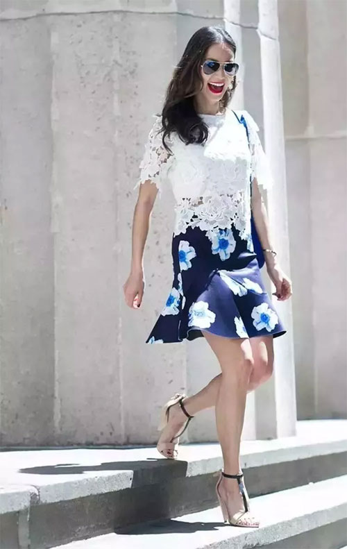 TRUVIVI楚薇薇<a href='http://news.china-ef.com/list-83-1.html' style='text-decoration:underline;' target='_blank'>女装</a>印花的美 夏天同样戒不掉!