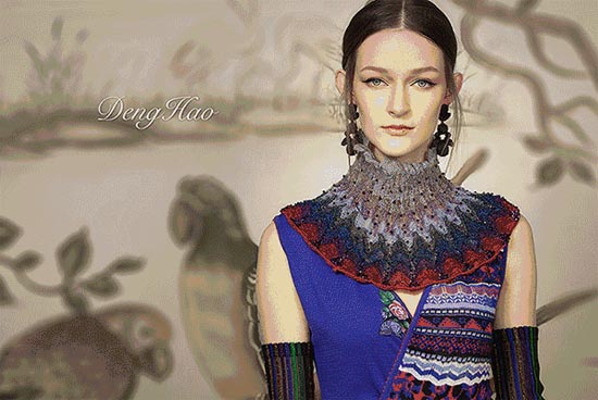 DengHao 针织女王 新品发布会 花鸟的针织世界