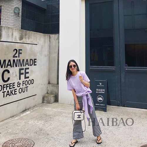 连衣裙和阔腿裤 轻松有型的搭配让韩妞也忍不住模仿！