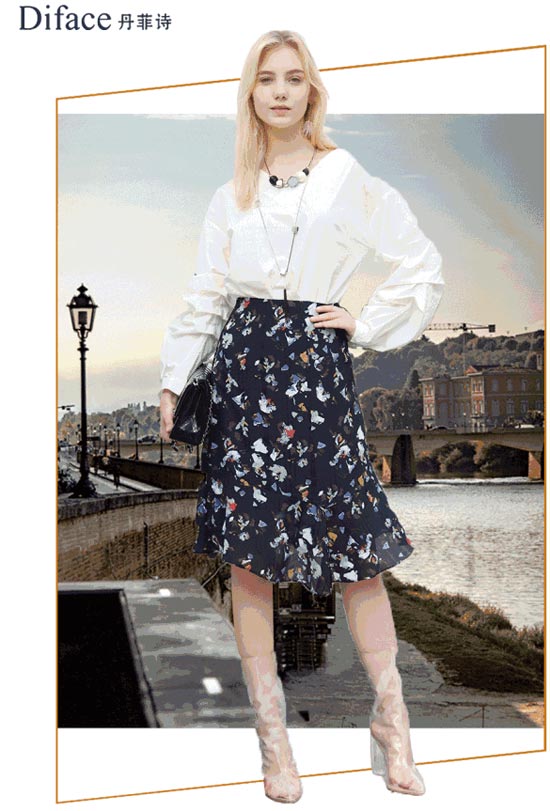 Diface丹菲诗女装2018秋季<a href='http://news.china-ef.com/list-107-1.html'  style='text-decoration:underline;'  target='_blank'>新品</a>首发!