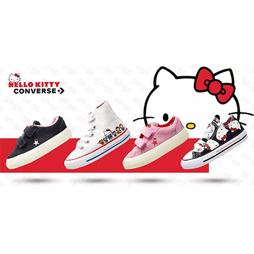 CONVERSE匡威全新HELLO KITTY系列 萌到犯规