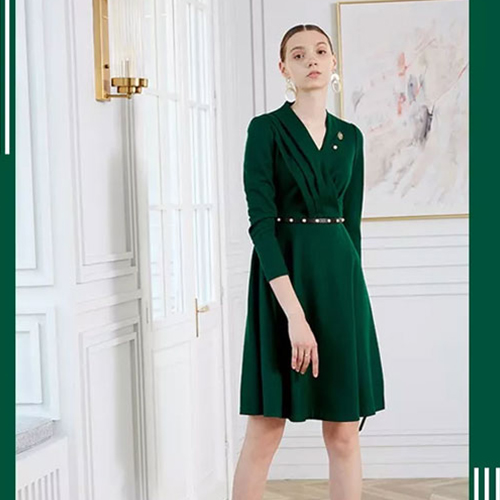 JYGUGGE古歌新品 森林绿沉入初秋优雅时光