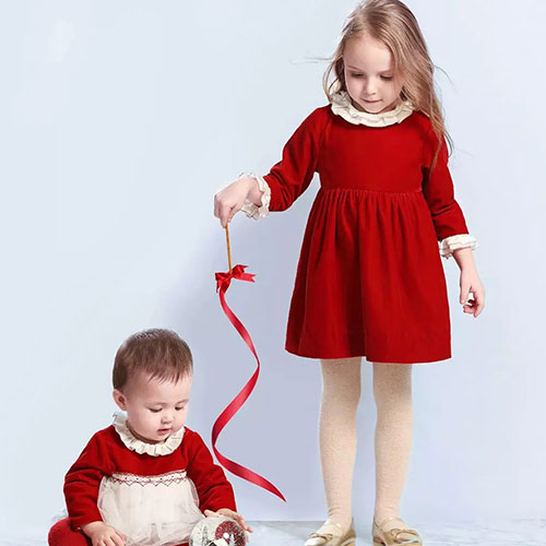 阳光鼠上新啦！美好富有仪式感的丝绒，宝宝也想要穿