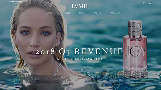 LVMH集团第三季度收入增长放缓 股价大跌4.89%