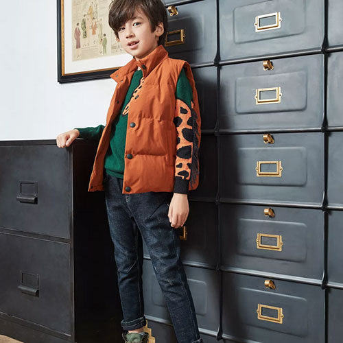 秋天，你穿上马夹，美得我差点都没认出来！