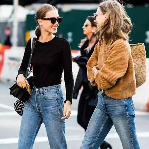 布莎卡女装BUSHAKA承包你整个秋冬的下装搭配—|牛仔裤