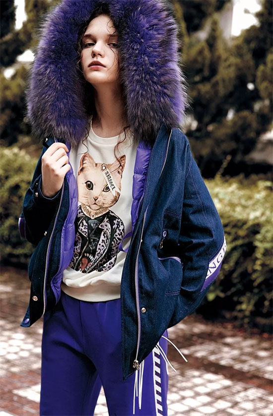 2018冬羽绒服穿搭 AIANGEL给你暧CP+