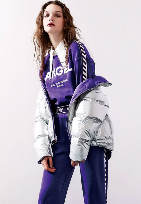 2018冬羽绒服穿搭 AIANGEL给你暧CP+