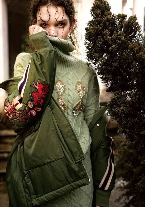 2018冬羽绒服穿搭 AIANGEL给你暧CP+