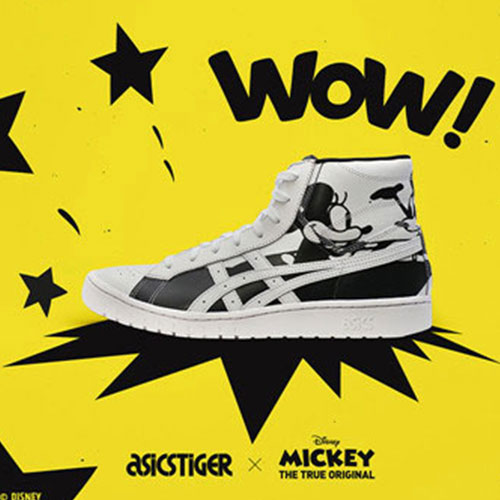 米奇诞生大银幕 90 周年 ASICSTIGER 携手迪士尼打造联名鞋款
