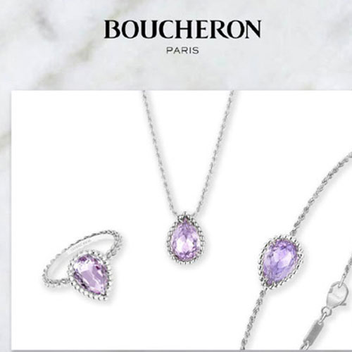 Boucheron 戴上珠宝的你真的很美丽
