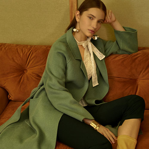 奥伦提优雅毛呢穿搭让你春节更吸睛