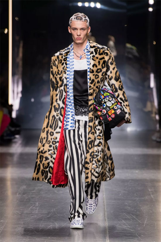Versace 2019秋冬男装系列 | 颂扬自由风范