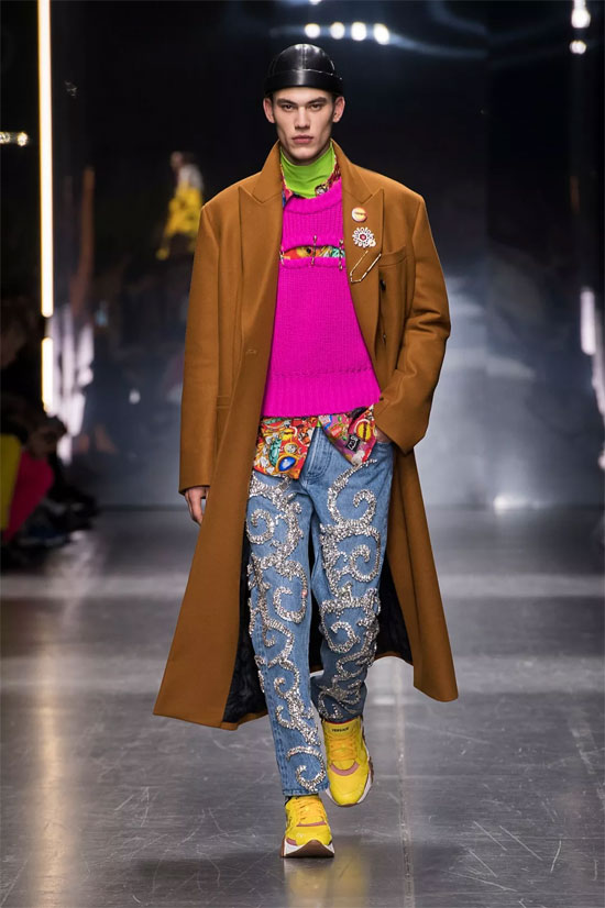 Versace 2019秋冬男装系列 | 颂扬自由风范
