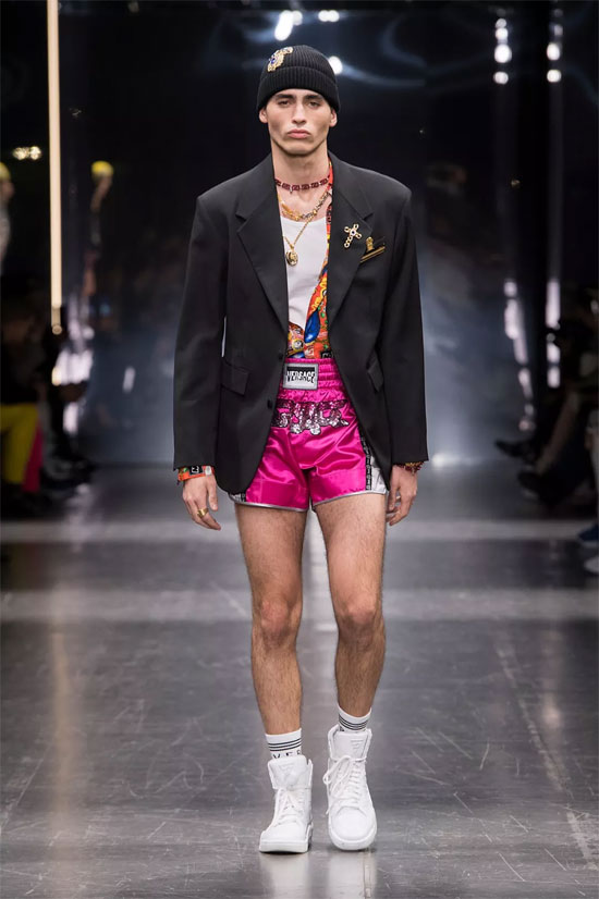 Versace 2019秋冬男装系列 | 颂扬自由风范