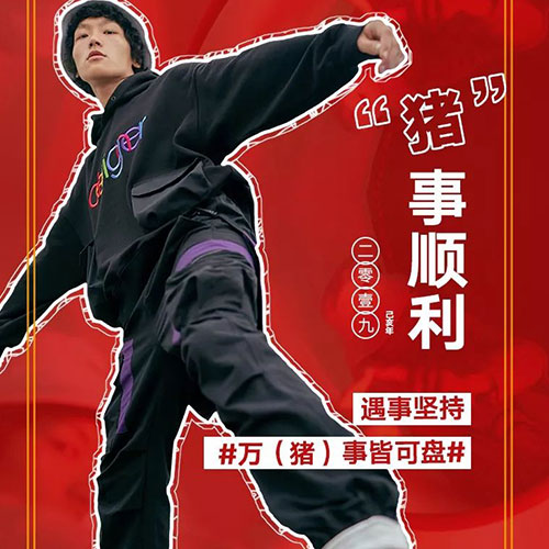 五彩新年，万（猪）事皆可盘