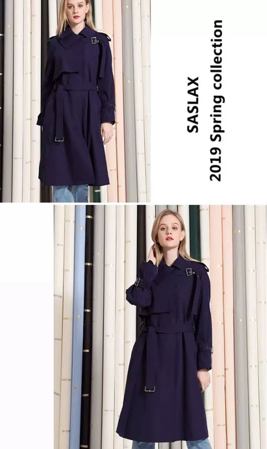 备受追捧莎斯莱思 一件简单的风衣就能穿出强大气场！