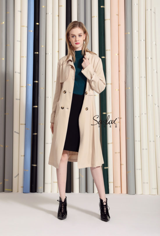自带强大气场的风衣 Saslax让你演绎不同的风格魅力！