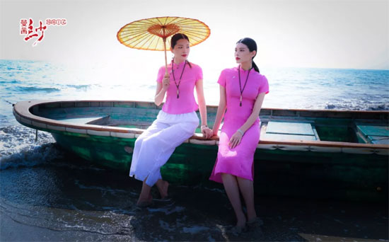 曼茜纱2019夏装上市“樱花紫系列”