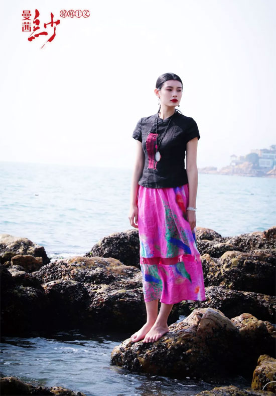 曼茜纱2019夏装上市“樱花紫系列”