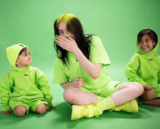 碧梨最爱果然还是绿色 其个人品牌 Blohsh 全新推出童装系列