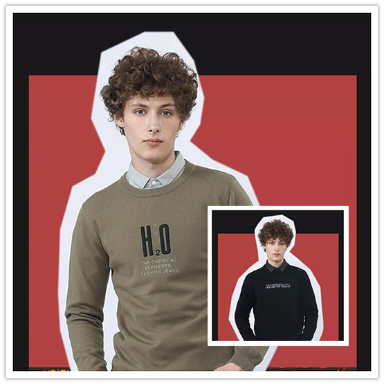 莎斯莱思男装，纯色毛衣从未退流行，一直是炙热单品！