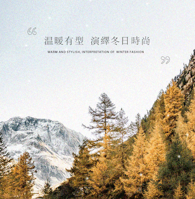 DISIR.羽绒 / 拥抱时尚，让冬日里的品味生活暖起来！