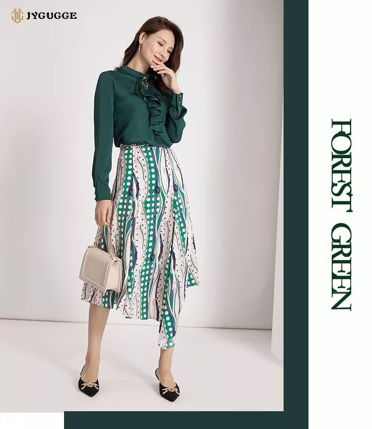 JYGUGGE 江韵古歌2020年早春新品 ‖ 春分到，丛林之绿穿搭正当时