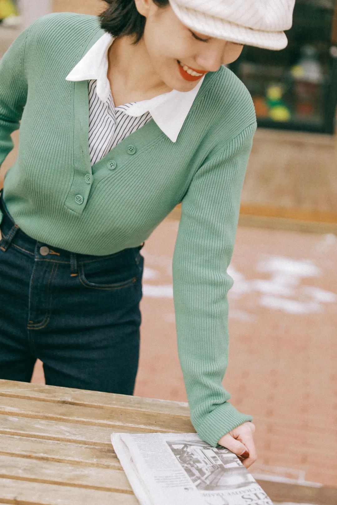 一件针织衫穿出百变风格，开春衣橱必备！