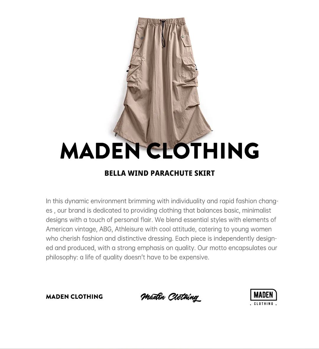 春日造型大片Act！美式降落伞裙