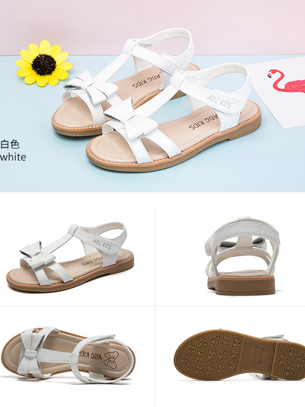 ABC KIDS蝴蝶儿童皮凉鞋