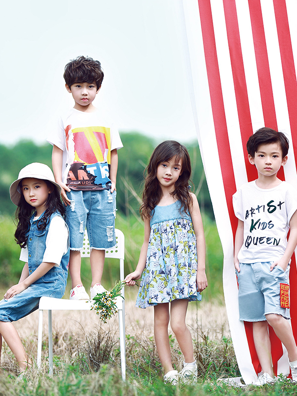 小鬼当家童装品牌2018年中大童夏季新款