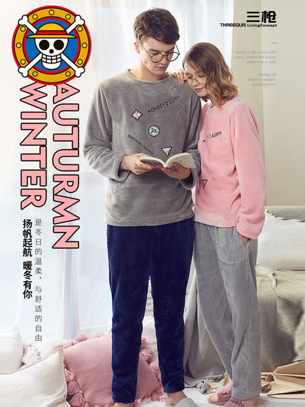 三枪情侣家居服新款