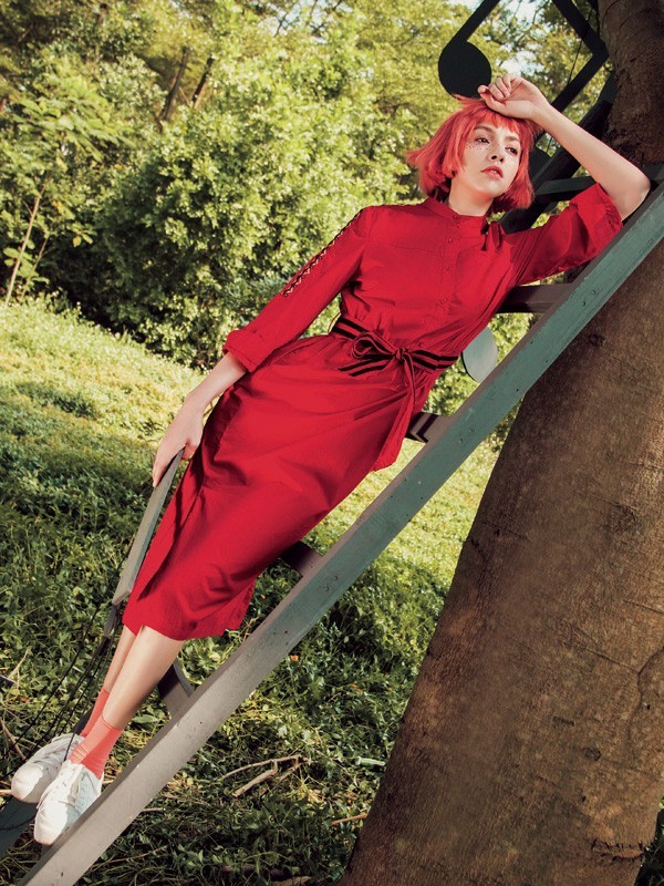 素言2018春夏款气质女装