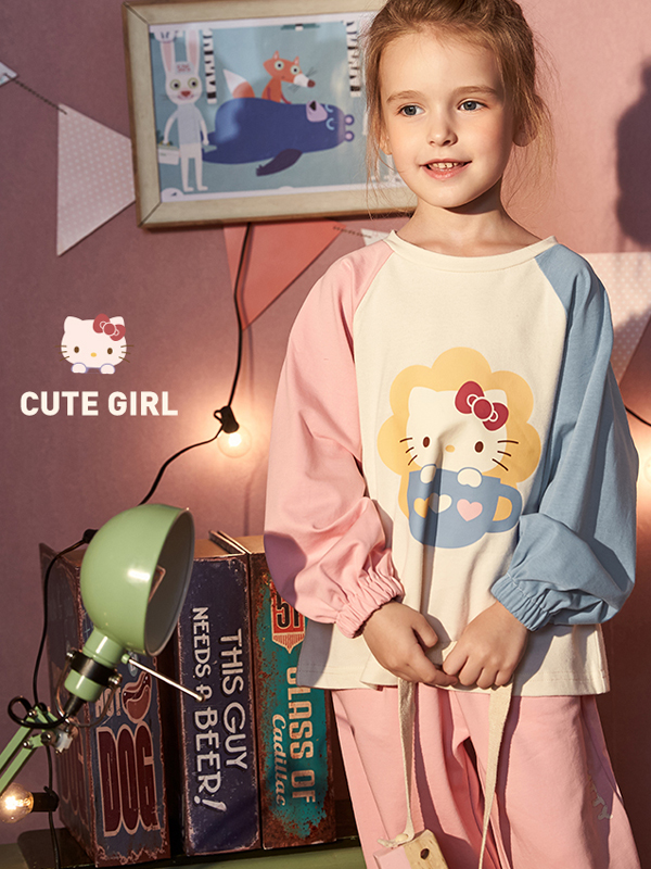 Gukoo果壳儿童睡衣秋季纯棉套装春秋纯棉薄款